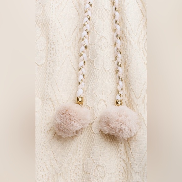 Cupshe Astrid Sleeveless V-neck Tassel Ruching Dress - Picture 9 of 11